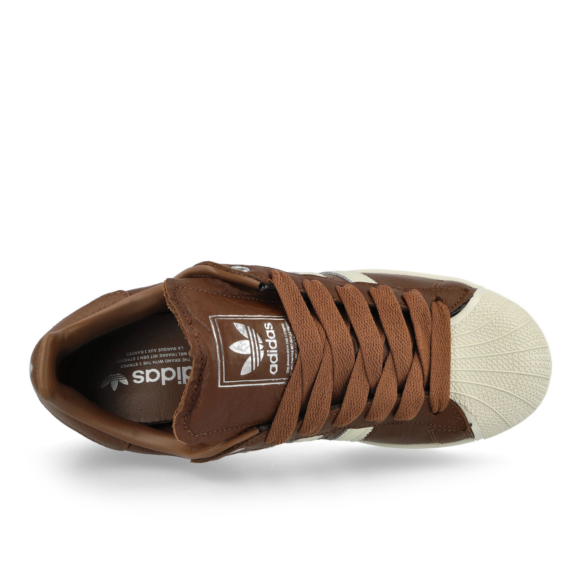 adidas Superstar II Preloved Brown / Cream White / Silver Metallic Sneaker KK4724 Detailfoto | Overkill
