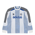 adidas Adicolor Blokecore LS Pullover White Sweatshirts KQ5085 | Overkill