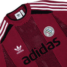 adidas Adicolor Blokecore LS Pullover Legacy Burgundy Sweatshirts KQ5086 Detailfoto | Overkill
