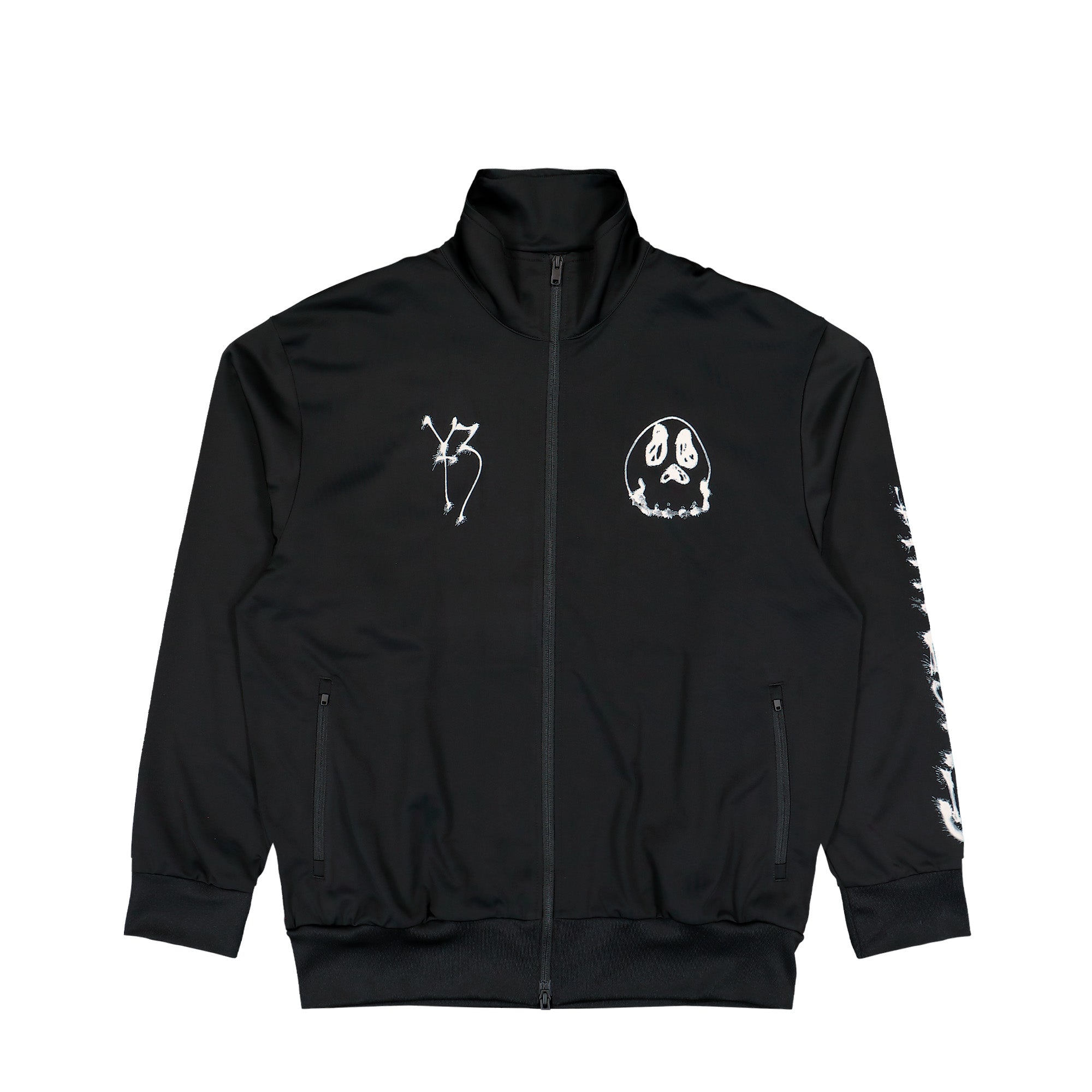 Y-3 Chito Graphic Nylon Track Top Black Track Jacket KQ8595 | Overkill
