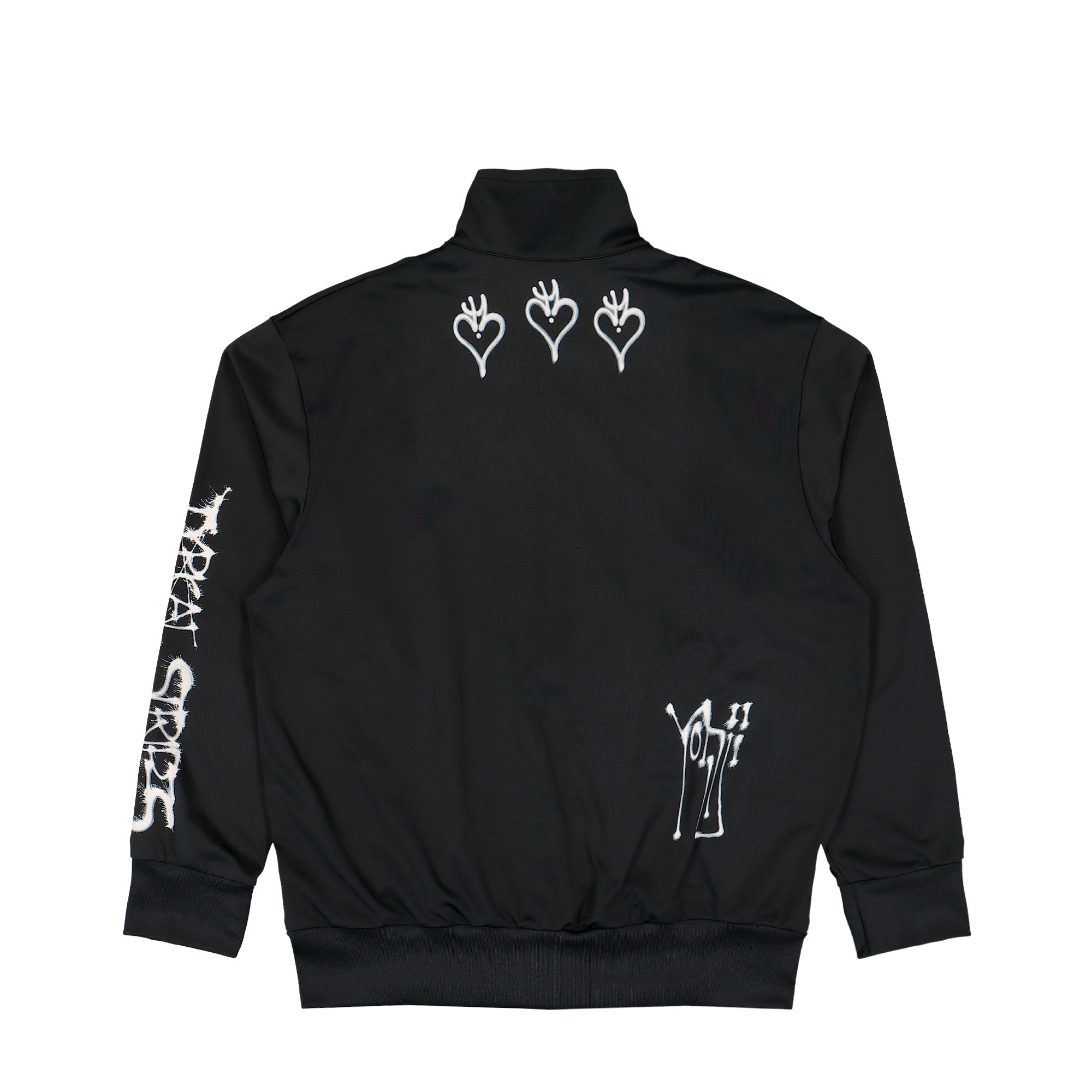 Y-3 Chito Graphic Nylon Track Top Black Track Jacket KQ8595 Close-up | Overkill
