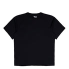Y-3 Raw Edge 3 Stripes SS Tee Black T-Shirts KQ9793 Close-up | Overkill