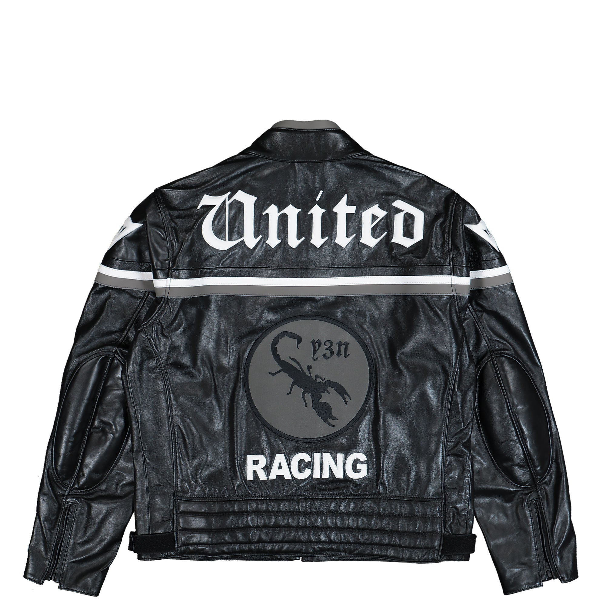 Dainese x Neighborhood x Y-3 Leather Racer Jacket Black Jackets KR1364 Close-up | Overkill