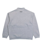 adidas  Equipment Half-Zip Sweater Medium Grey Heather Sweatshirts KR1409 Close-up | Overkill

