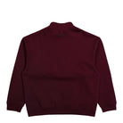 adidas  Equipment Half-Zip Sweater Maroon Sweatshirts KR1411 Close-up | Overkill
