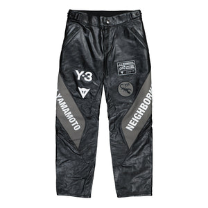 Dainese x Neighborhood x Y-3 Leather Racer Pants Black Pants KR1447 | Overkill
