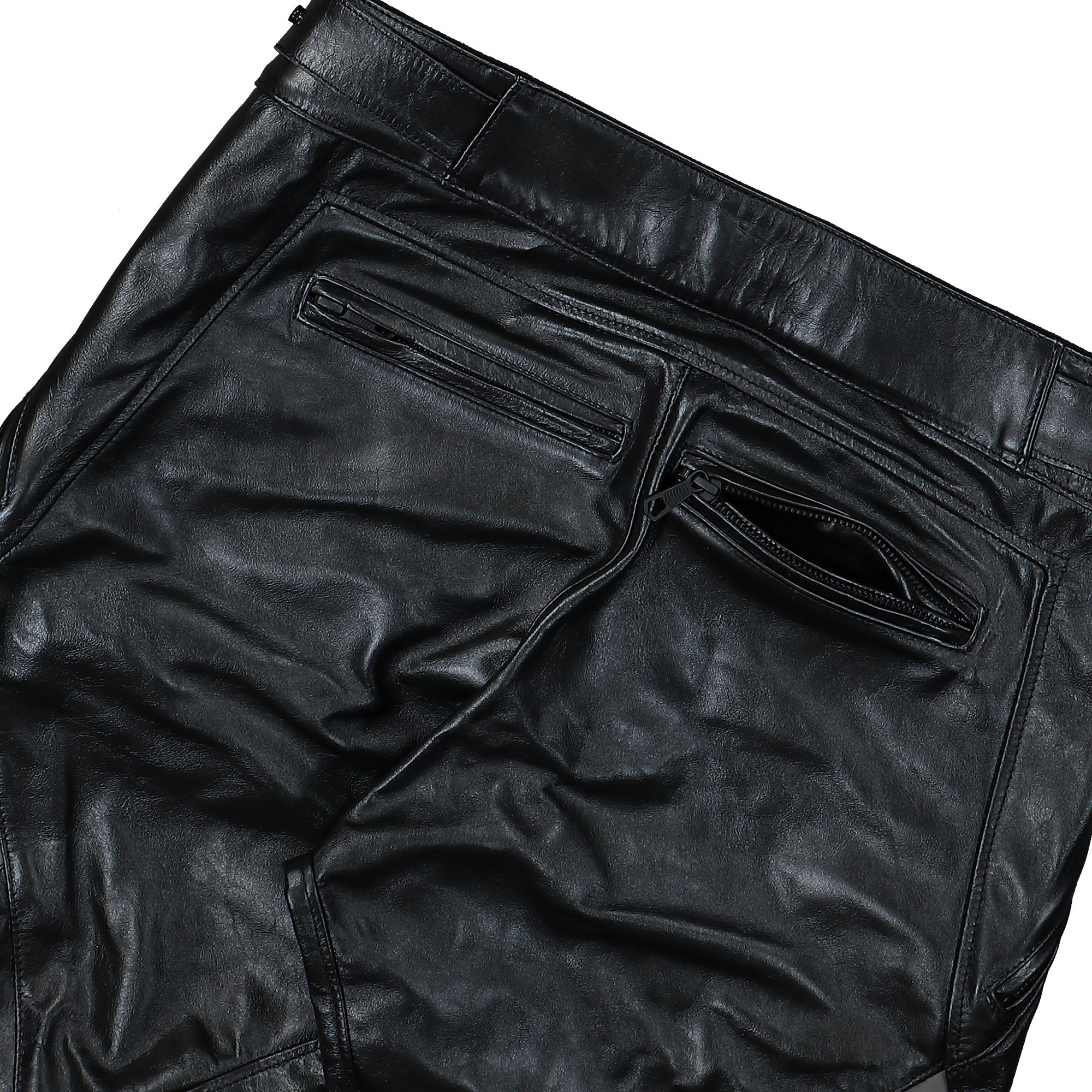 Dainese x Neighborhood x Y-3 Leather Racer Pants Black Pants KR1447 Detail View 3 | Overkill