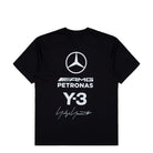 Mercedes-AMG Petronas F1 x Y-3 F1 Logo SS Tee Black T-Shirts KR2373 Close-up | Overkill