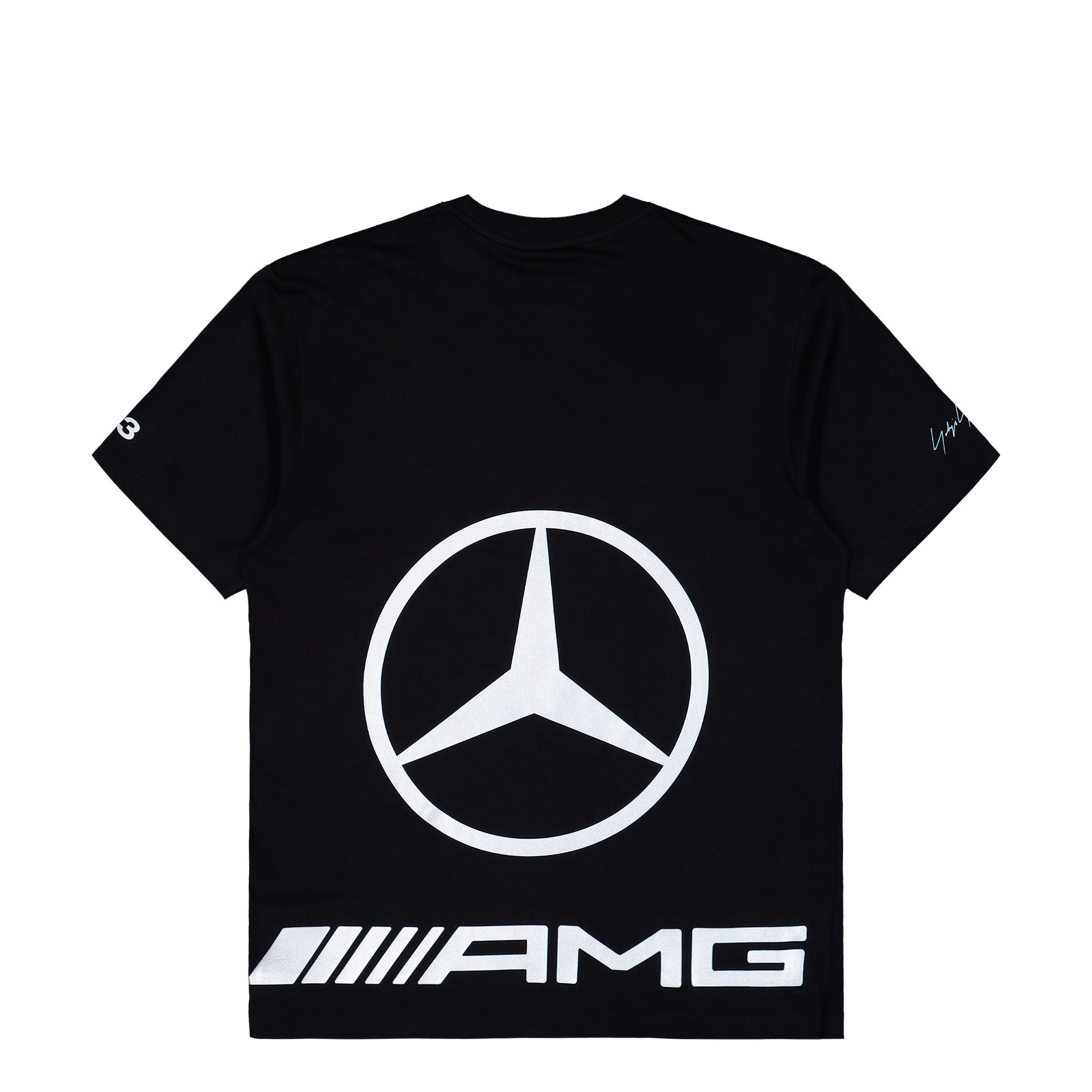 Mercedes-AMG Petronas F1 x Y-3 F1 Star SS Tee Black T-Shirts KR2374 Close-up | Overkill