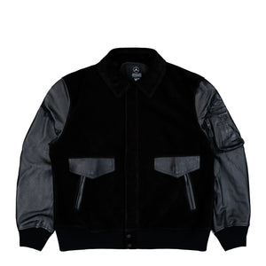 Mercedes-AMG Petronas F1 x Y-3 F1 Leather Racing Jacket Black Jackets KR2385 | Overkill