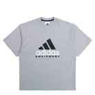 adidas  Equipment No Wash Logo Tee Medium Grey Heather T-Shirts KR3962 | Overkill
