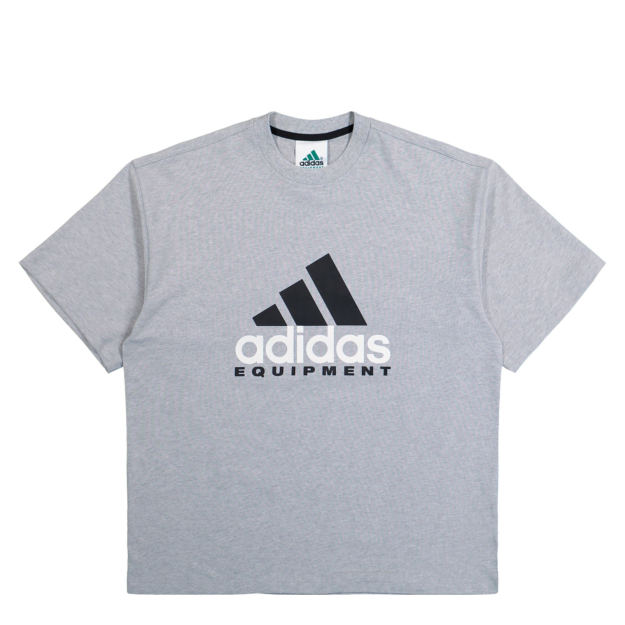adidas  Equipment No Wash Logo Tee Medium Grey Heather T-Shirts KR3962 | Overkill
