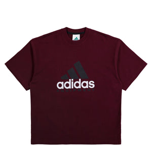 adidas  Equipment No Wash Logo Tee Maroon T-Shirts KR3963 | Overkill

