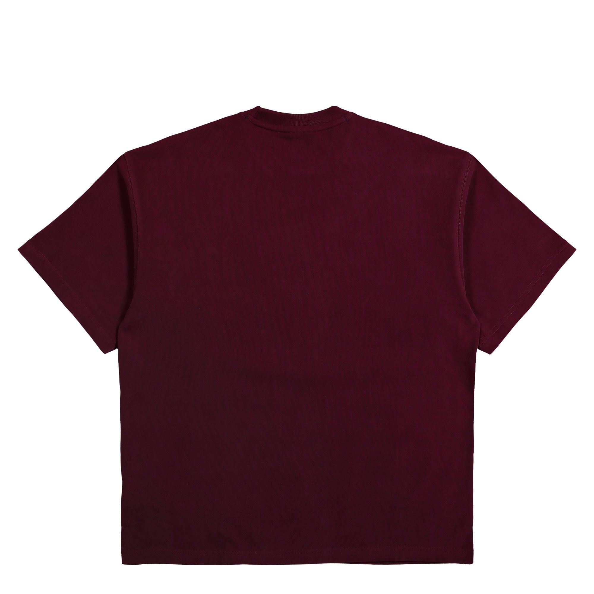 adidas  Equipment No Wash Logo Tee Maroon T-Shirts KR3963 Close-up | Overkill
