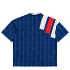 Brain Dead x Disney x adidas FB Jersey Victory Blue T-Shirt KR5194 Close-up | Overkill
