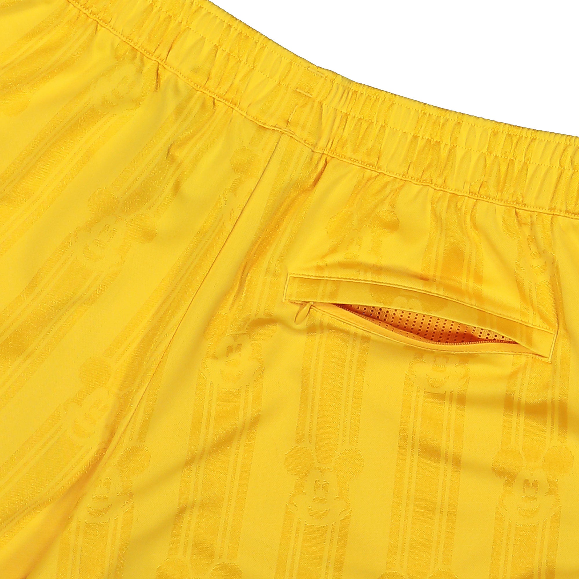 Brain Dead x Disney x adidas FB Shorts Bold Gold Shorts KR5197 Detail View 2 | Overkill
