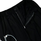 Y-3 Chito Graphic Wide Wool Pants Black Casual Pant KR8712 Detail View 1 | Overkill
