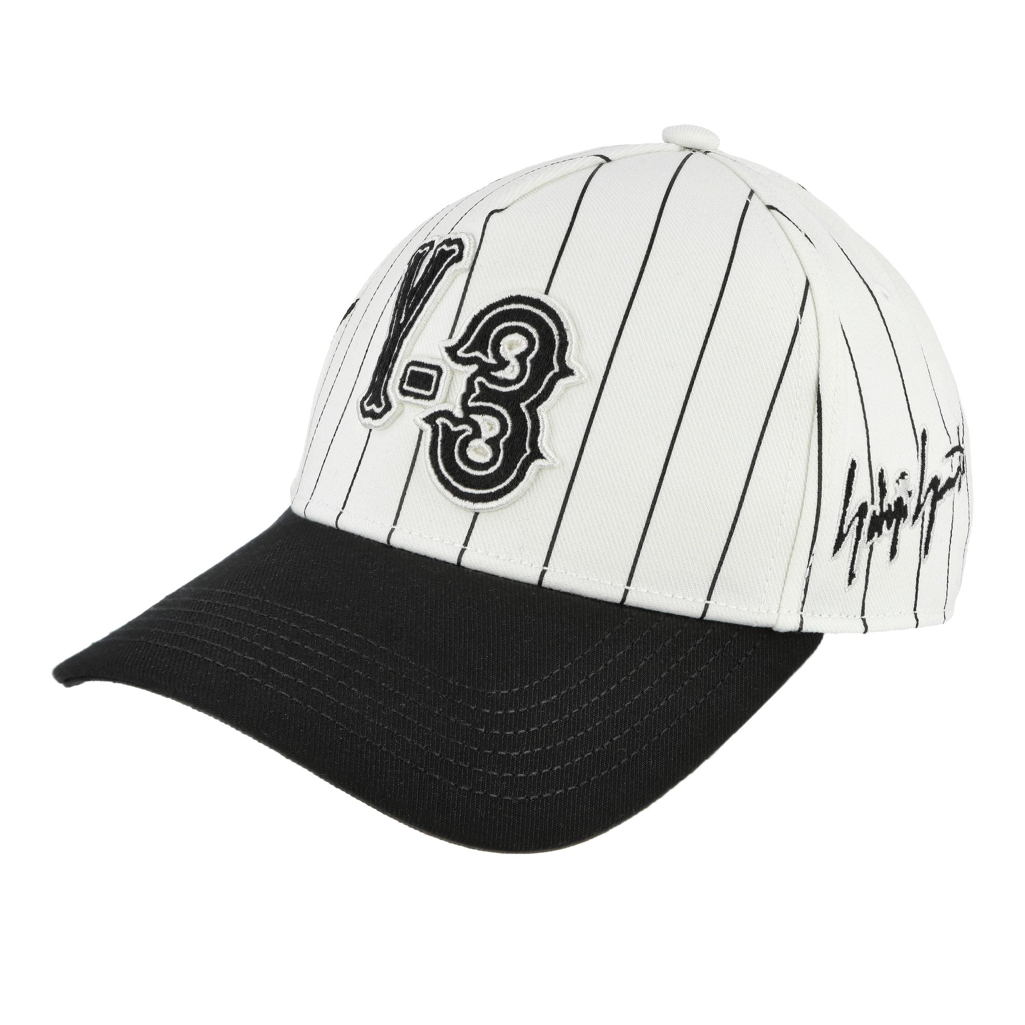 Y-3 Pinstripe Cap Chalk White Headgear KR8937 | Overkill