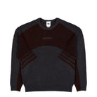adidas Munich 93 Chunky Crewneck Sweatshirt Utility Black / Aurora Coffee sweatshirt KR9141 | Overkill
