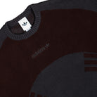 adidas Munich 93 Chunky Crewneck Sweatshirt Utility Black / Aurora Coffee sweatshirt KR9141 Detailfoto | Overkill
