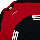 adidas Cutline Crewneck Black / Team Victory Red Sweatshirts KR9708 Detailfoto | Overkill

