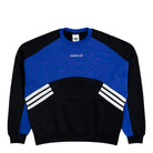 adidas Cutline Crewneck Black / Team Royal Blue Sweatshirt KR9709 | Overkill
