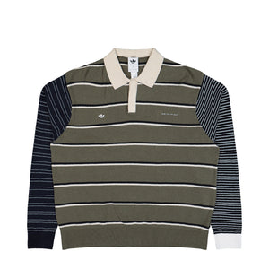 Song for the Mute x adidas LS Tee Olive Strata / Alumina / Black Longsleeves KS1343 | Overkill
