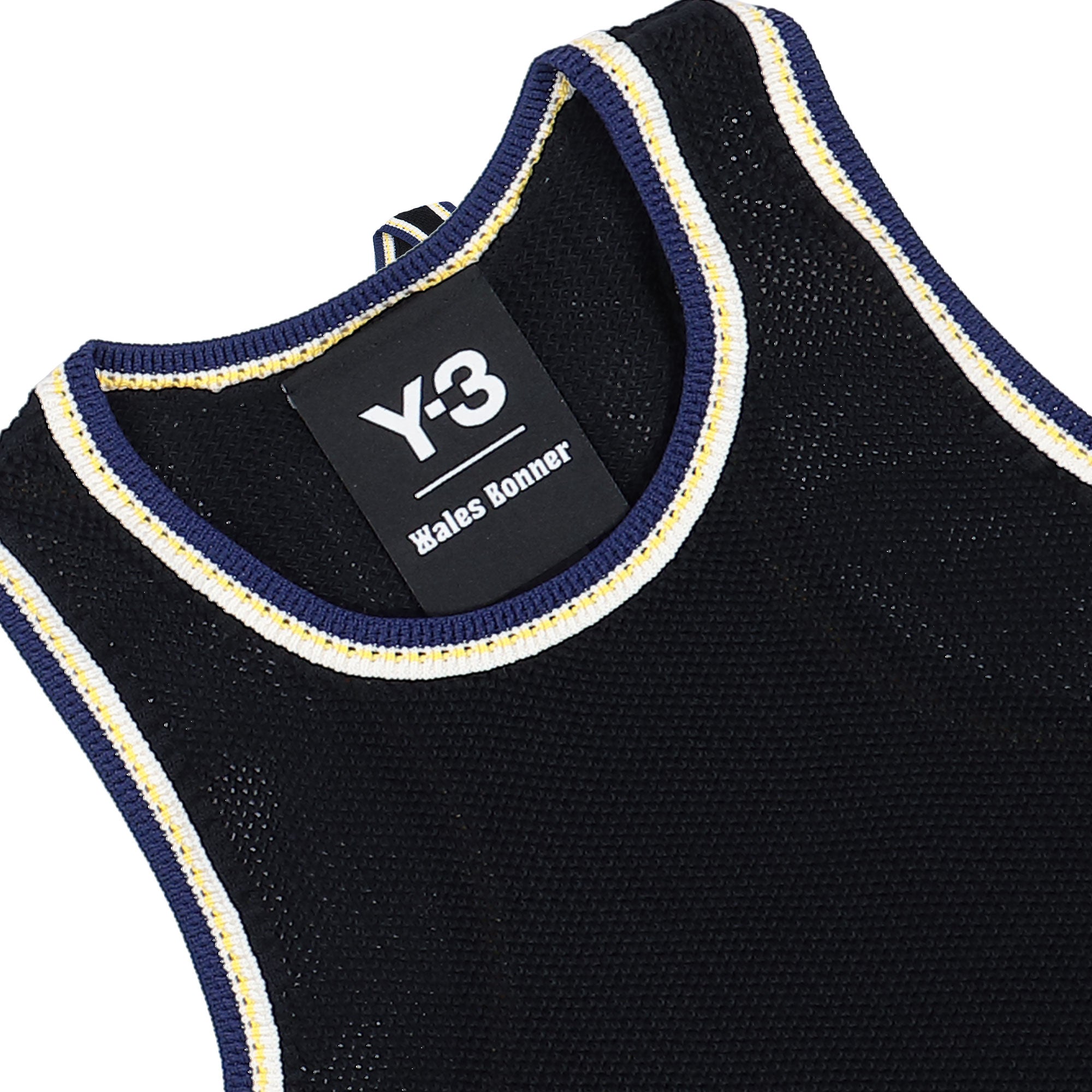 Wales Bonner x Y-3 Knit Tank Top Black Tops KS3978 Detailfoto | Overkill