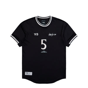 Y-3 Elite 5 Short Sleeve Football Jersey Black T-Shirts KS5122 | Overkill