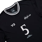 Y-3 Elite 5 Short Sleeve Football Jersey Black T-Shirts KS5122 Detailfoto | Overkill