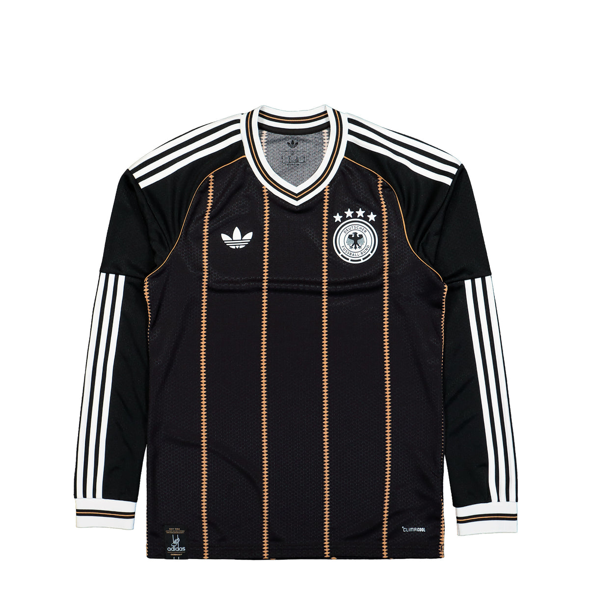 adidas Germany 26 Third Long Sleeve Jersey Black    Longsleeves KS5182 | Overkill

