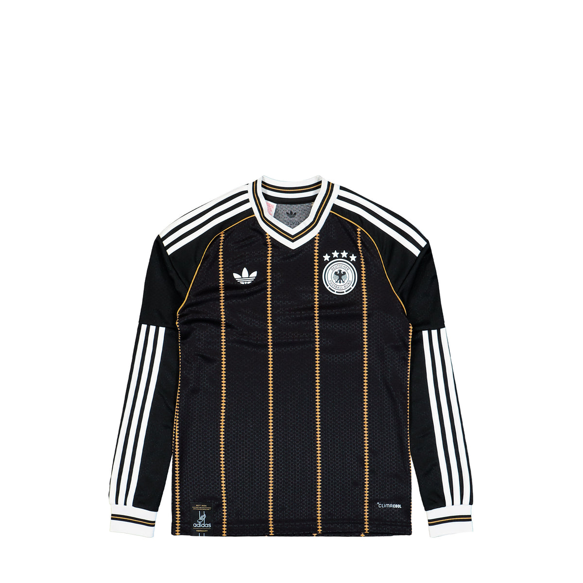 adidas Germany 26 Third Kids Long Sleeve Jersey  Black Longsleeves KS5258 | Overkill
