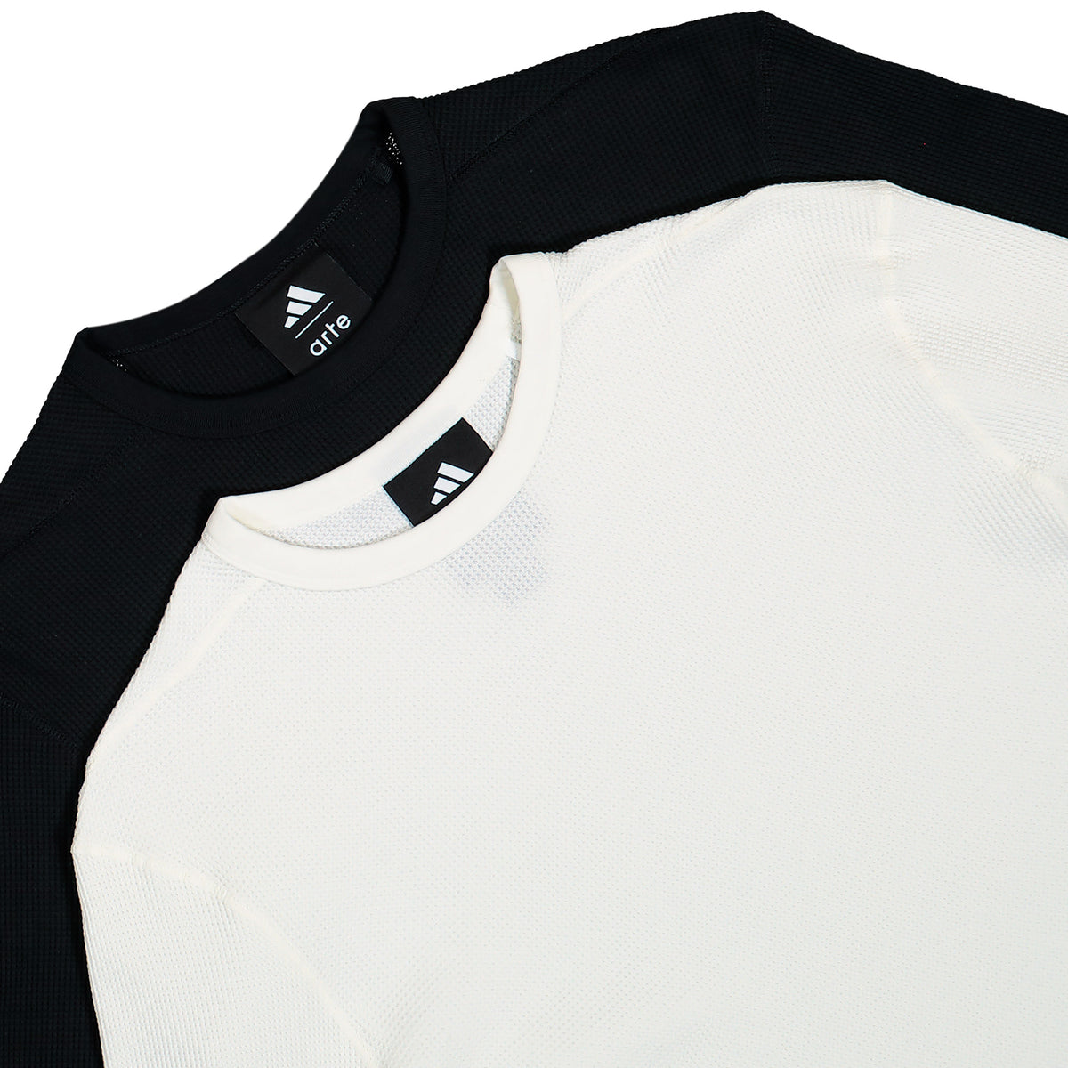Arte Antwerp x adidas 2 Pack Waffle-Knit Longsleeves Black / Off White Longsleeves KS5593 Detailfoto | Overkill
