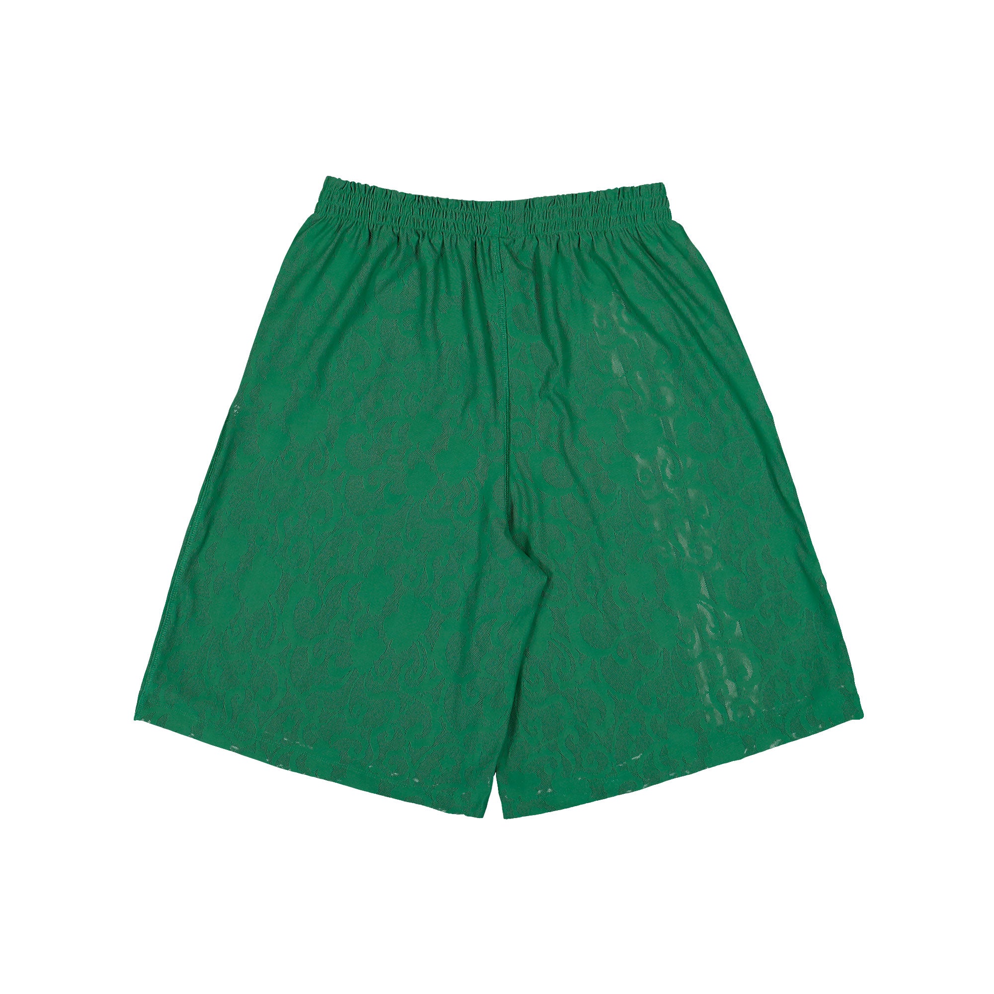 Arte Antwerp x adidas Engineered Lace FB Shorts Amazon Green / Off White Short KS5597 Close-up | Overkill
