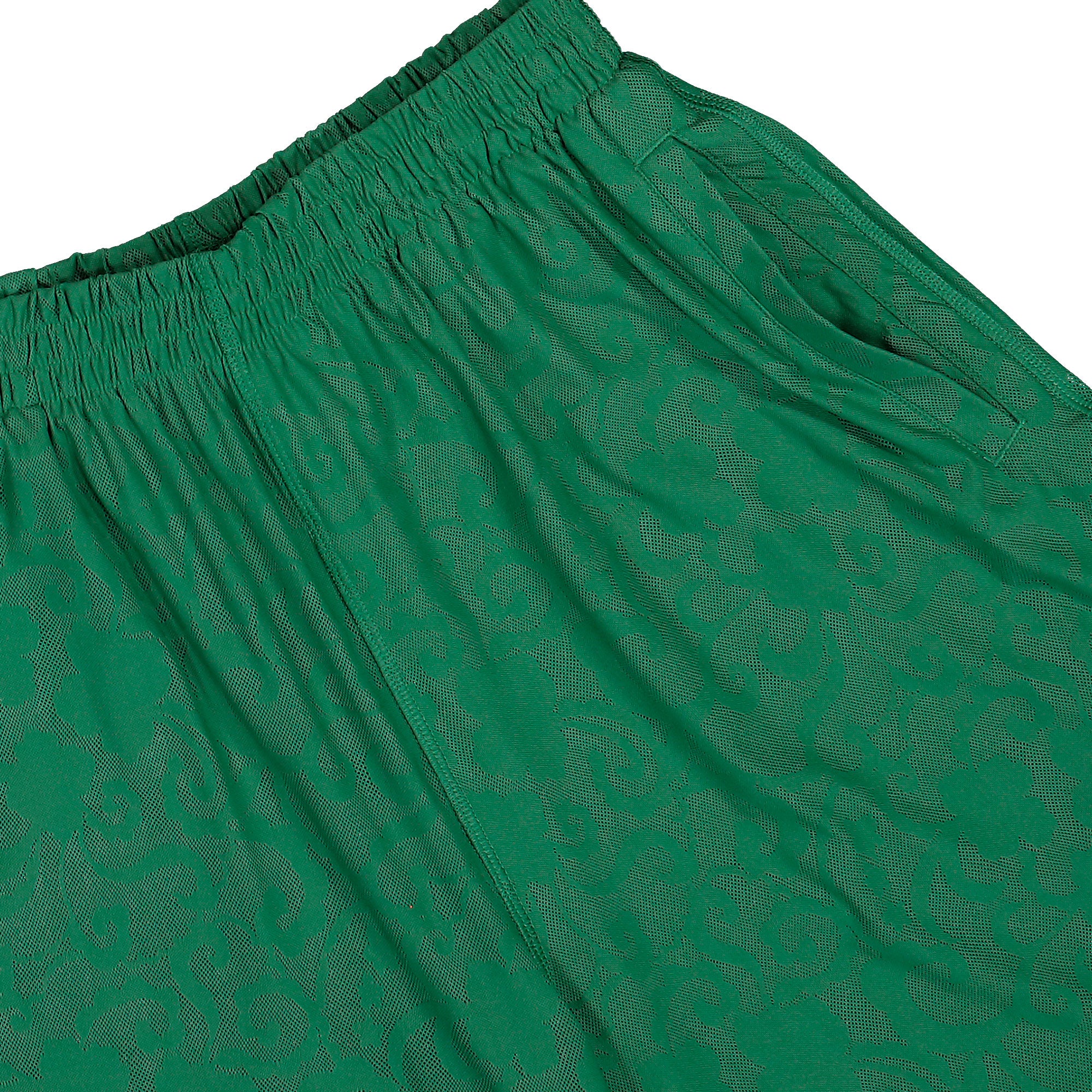 Arte Antwerp x adidas Engineered Lace FB Shorts Amazon Green / Off White Short KS5597 Detail View 1 | Overkill
