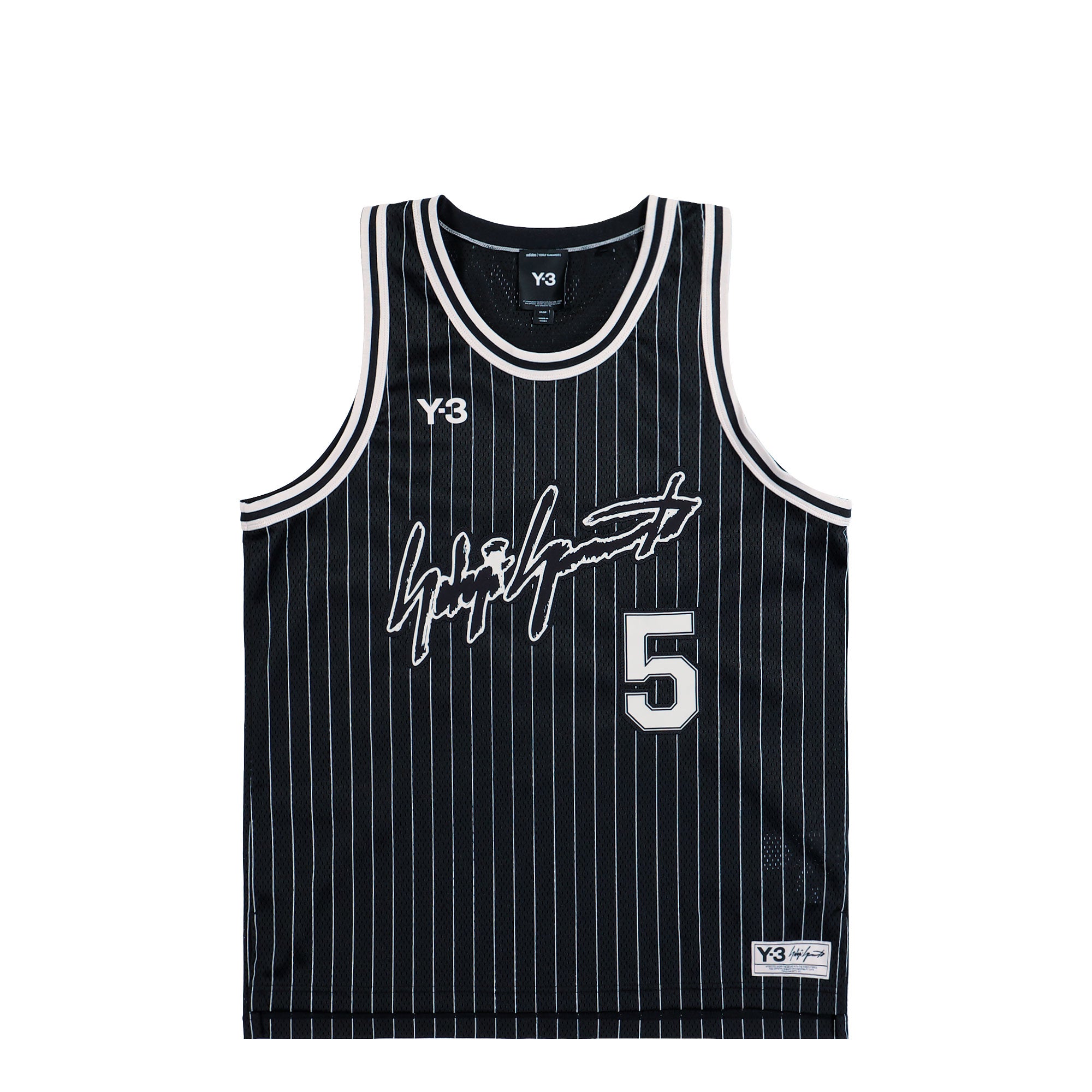 Y-3 Elite 5 Basketball Jersey Black T-Shirts KS7641 | Overkill