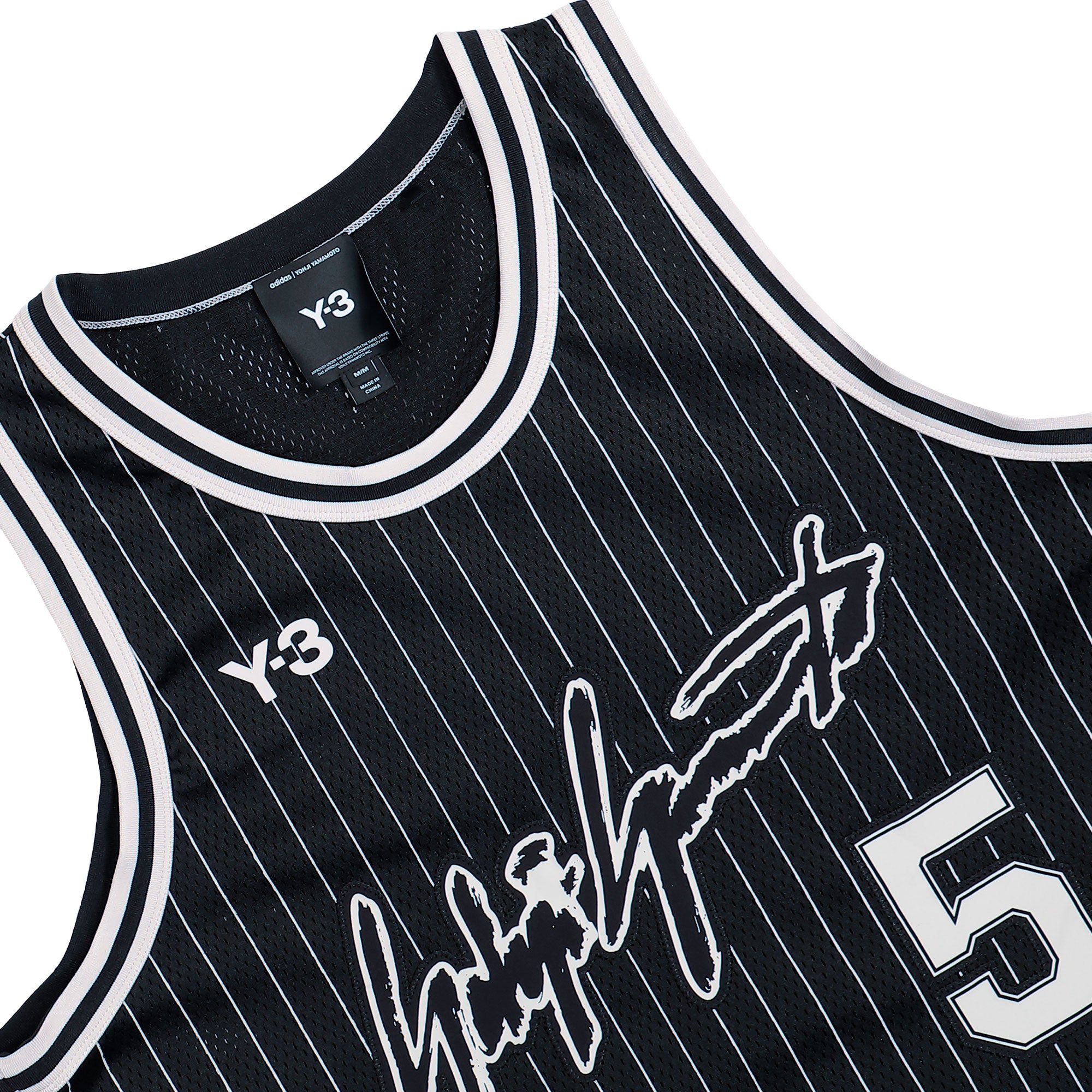 Y-3 Elite 5 Basketball Jersey Black T-Shirts KS7641 Detailfoto | Overkill