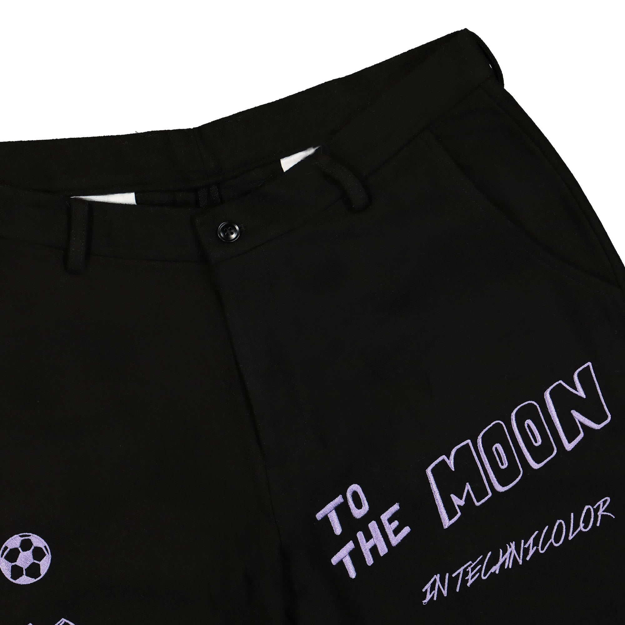 Kidsuper Studios Embroidery Suit Bottom Black Casual Pants Detailfoto | Overkill