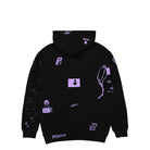 Kidsuper Studios Allover Hoodie Black Hoodies Close-up | Overkill