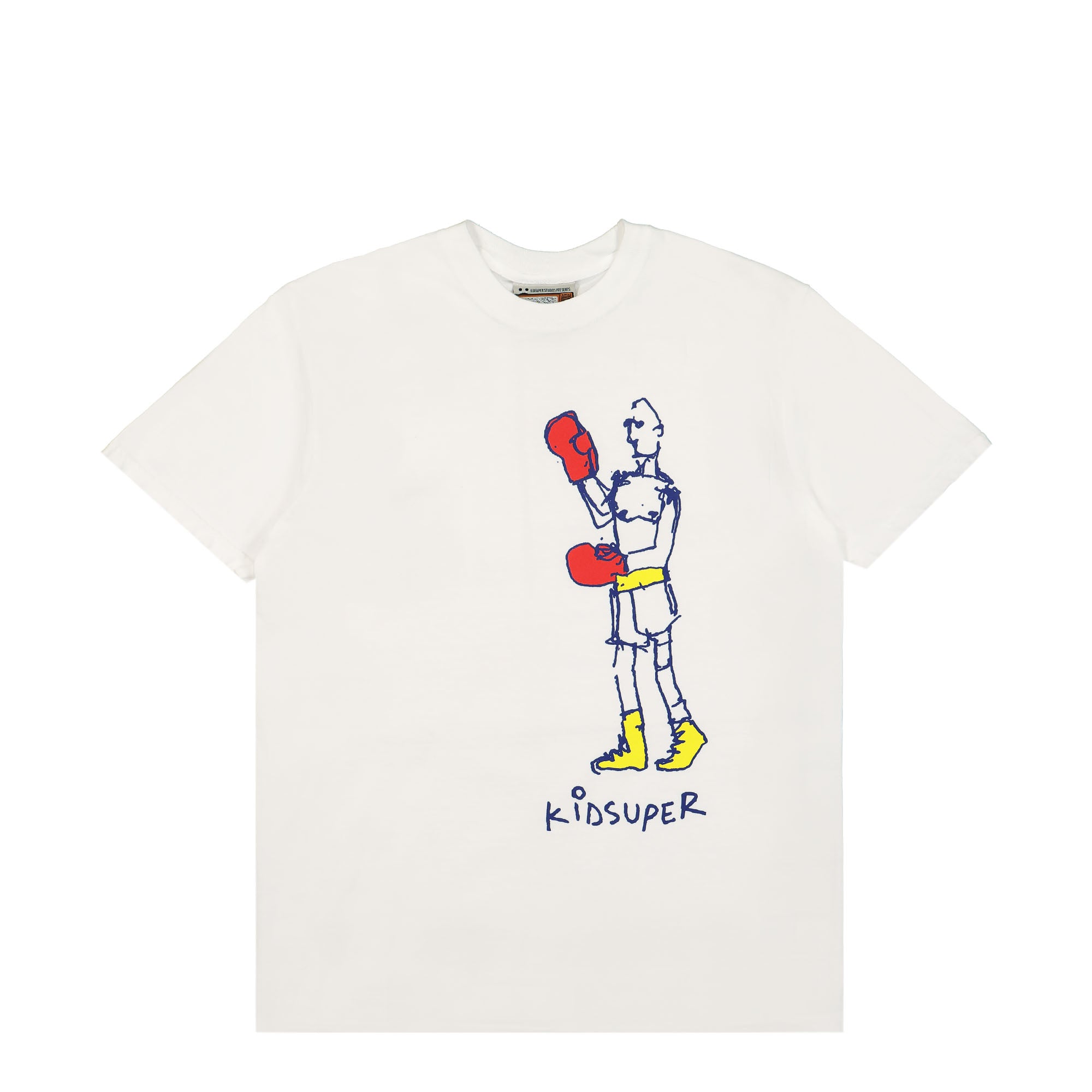 Kidsuper Studios Boxing Tee White T-Shirts KSAW22-04-03 | Overkill