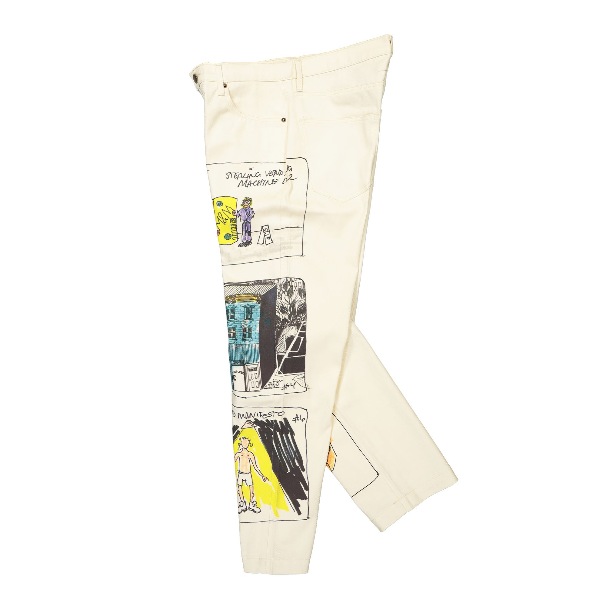 Kidsuper Studios Screenplay Pant Cream Sweat & Track Pants Close-up | Overkill