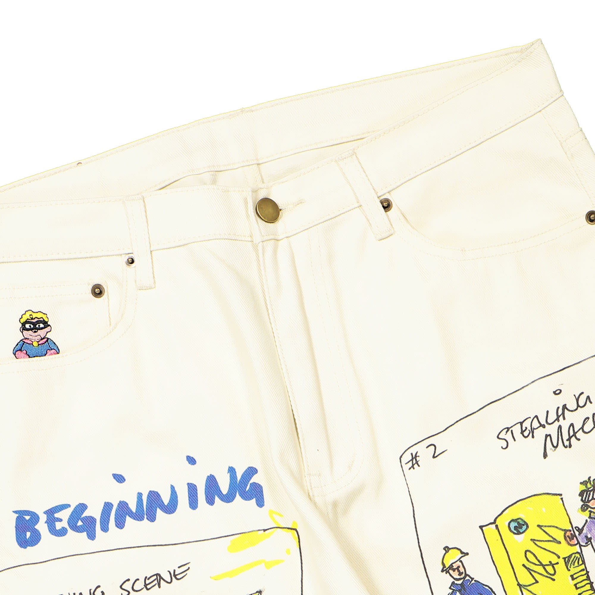 Kidsuper Studios Screenplay Pant Cream Sweat & Track Pants Detail view 1 | Overkill