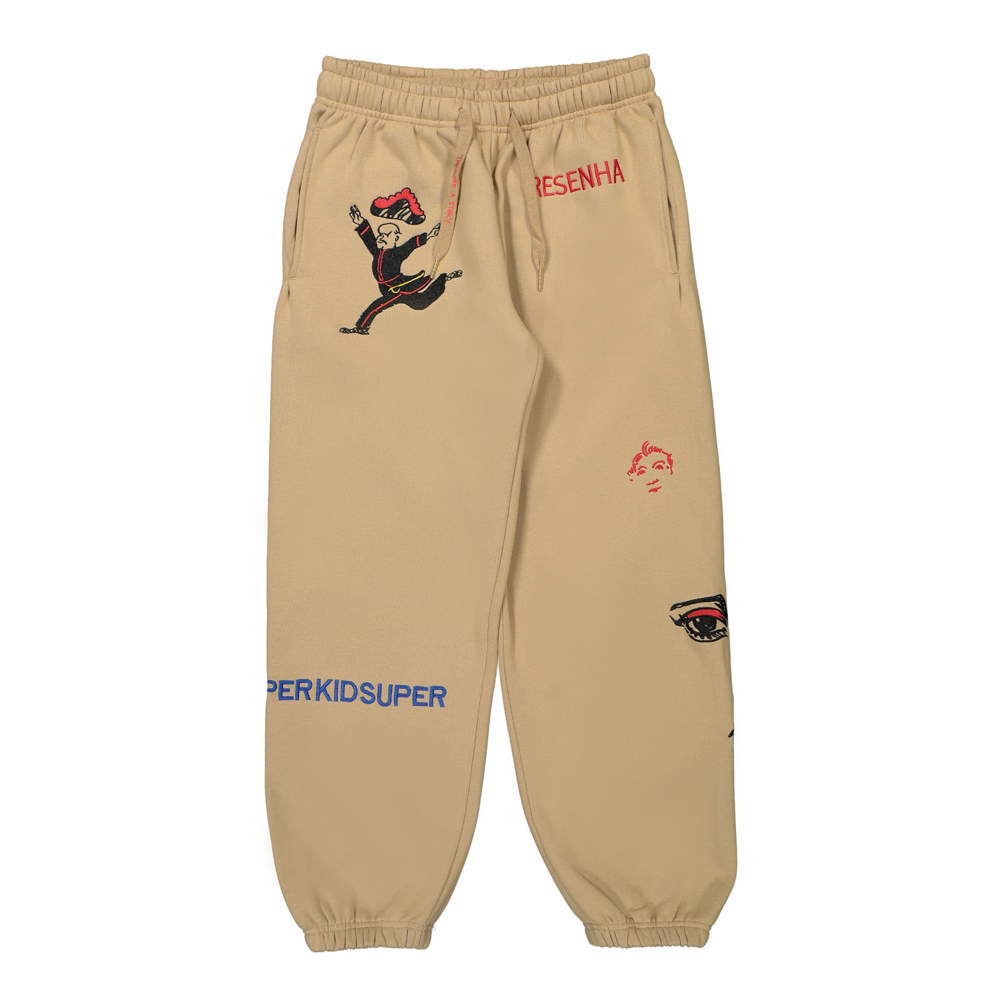 Kidsuper Studios Super Sweatpants Tan Sweat & Track Pants KSAW22-09-08 | Overkill