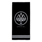 adidas Mod Trefoil Towel SPZL Black / Chalk White Towels KT0798 | Overkill
