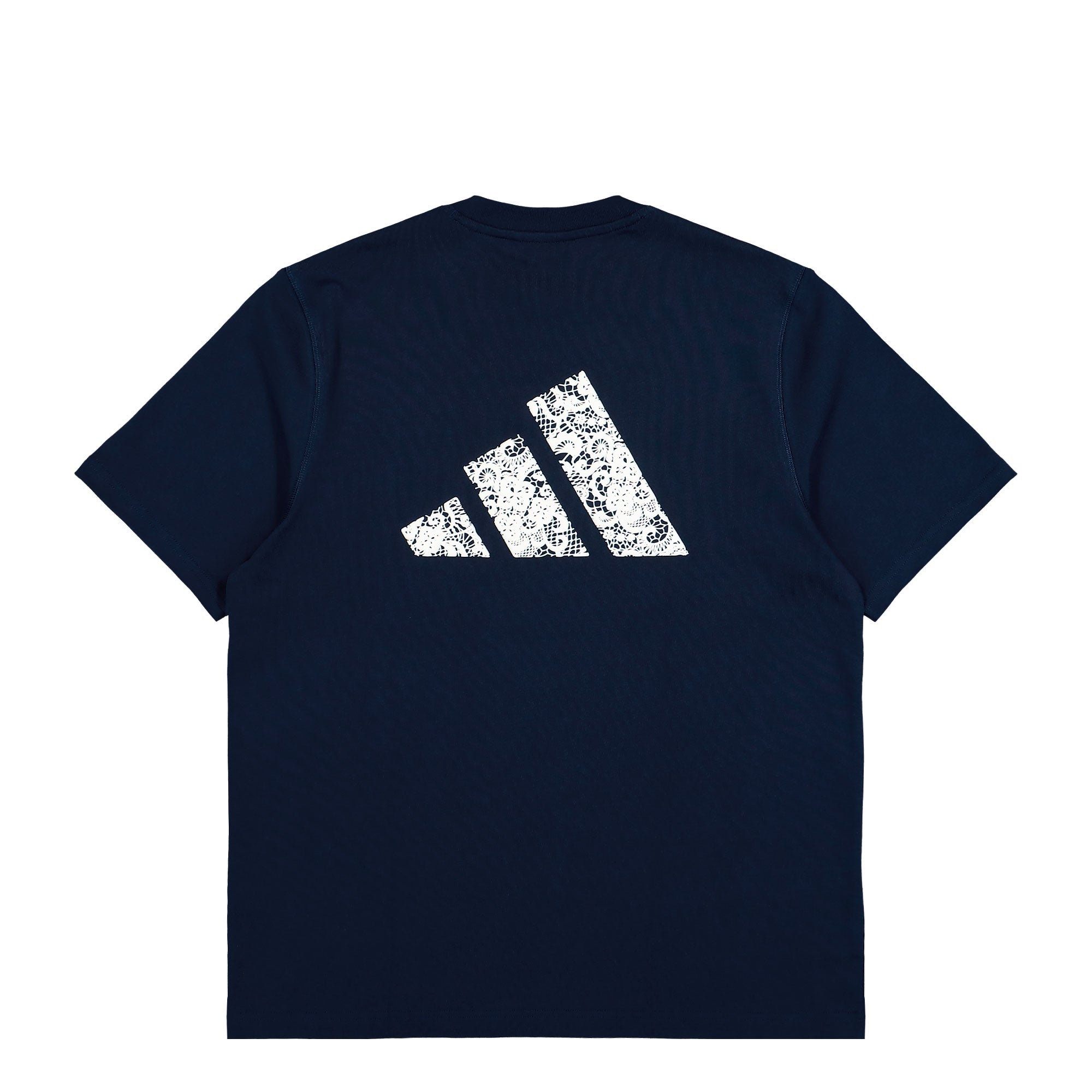 Arte Antwerp x adidas Graphic Tee Collegiate Navy / Off White T-Shirts KT2991 Close-up | Overkill
