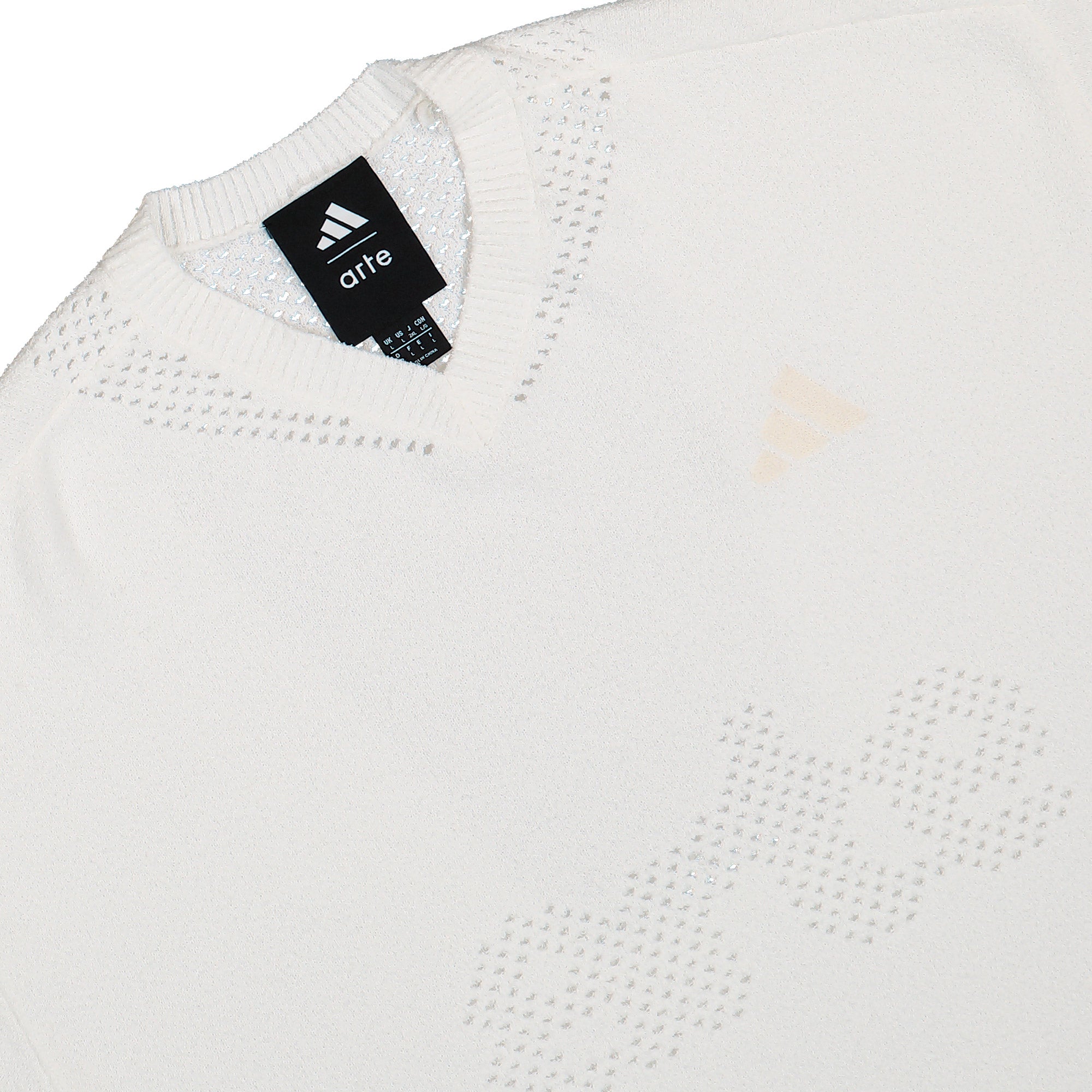 Arte Antwerp x adidas Flatknit Jersey Off White T-Shirts KT3027 Detailfoto | Overkill
