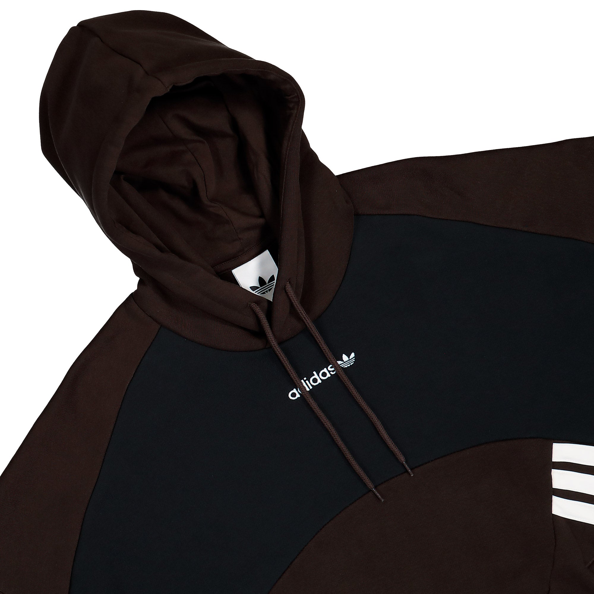 adidas Cutline Hoodie Aurora Coffee / Utility Black Hoodies KT4297 Detailfoto | Overkill

