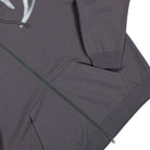 Y-3 Chito Graphic French Terry Zip Hoodie Grey Five Hoodies KU2252 Detail View 1 | Overkill