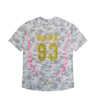 BAPE x adidas Teamgeist Tee White T-shirts KU5996 Close-up | Overkill
