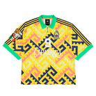 Willy Chavarria x adidas AOP Jersey Solar Lemon / Pure Purple / Solar Turbo T-Shirts KU7799 | Overkill
